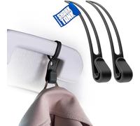 Car Hook The Safest Car Hook - Not Only for Headrest, for the Entire Interior, The Must Have Car Travel Accessories Holds Jackets & Bags, Car Gadgets for Women & Men, 2 x Hooks Black