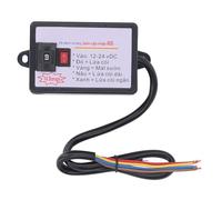 Car Horn Sound Controller, Electric Motorcycle Horn Controller with 10 Customizable Sounds, Enhanced Sound Quality for Trucks Yachts and Motorcycles, ABS Plastic Overload Guard for