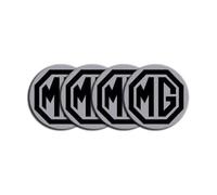 Car Hub Centre Caps, For Morris Garages MG F 3 6 7 350 GS ZS EZS ONE HS E X, 55mm, Waterproof DustProof Wheel Decoration Cover, Wheel Center with Logo Emblem Sticker, Exterior Accessories,black