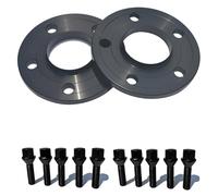 Car Hub Spacers For BMW 1 3 5 7 8 Series For X3 X5 X6 Z3 Z4 Z8 12x1.5 Cone Bolts 2Piece Car Wheel Spacer Hub Centric 5x4.5 5X120 72.6(12mm black)