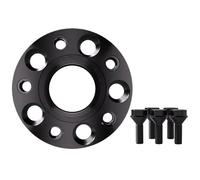 Car Hub Spacers For Mustang GT 500 Flange Plate15/20/25/30/35mm 5x114.3 70.5 M14X1.5 1/2 Hub Centric Black Forged Wheel Spacer(2Piece 25mm)