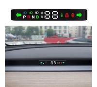 Car HUD Head Up Dashboard Electronics Digital Speed Display Compatible With for Tesla Model 3 Y,Disply With Remaining Battery Power,Vehicle Speed
