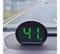 Car HUD Head-up Display, KMH & for MPH Digital GPS Gauges for SMART Speedometer with Overspeed Alarm, Large font Display Screen( for MPH)