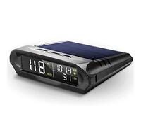 Car HUD Head Up Display Lechnical Solar GPS Speedometer,Car Wireless Solar Digital Speedometer with LCD Screen Overspeed Alarm KMH/MPH Time/Altitude/Temperature/Speed Display