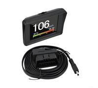 Car HUD Head Up Display OBD2 Scanner with Speed, Fuel Consumption, Water Temp & Voltage Alarm for Most Vehicles 2008+