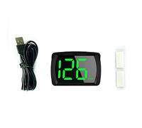 Car HUD Headup Display KM/H GPS Digital Speedometer with LED Large Font Display for Car Truck SUV Motorcycle(With Car Charge Adapter,KM/H)