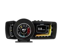 Car HUD Multi-Function Dashboard Head Up Display OBD2+GPS Smart Speedometer Auto Gauge Alarm System Turbo Boost