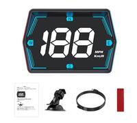 Car HUD Projector With Intelligent Brightness Control Drives Safe Accessories Head Up Display Quick Installation ABS Brightness Adjustable HUD