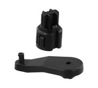Car Hvac Blend Door Damper Lever Pin Bushing Compatible With For Golf 1999-2006 For Jetta 1999-2008 Replaces Oem 1h1819125 1h0819136 Black Plastic Kit