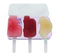 Car Ice Mould, Car Ice Lolly Moulds, Ice Lolly Mould with 3 Cavities | Frozen Ice Lolly Mould, Easy Release Ice Moulds, Stackable Ice Mould for Chocolate, Ice Cream