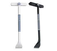Car Ice Scraper Ice Scraper Snow Brush Portable Windscreen Ice Scraper Car Retractable Car Snow Brush Car Glass Ice Scrapers Snow Removal Scraper Long Handled Ice Scraper for Car Trucks (Blue-white)