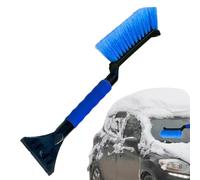 Car Ice Scraper With Broom, 44cm Ice Scraper With Snow Brush, Ergonomic Foam Grip Snow Cleaner For Car, Window IceScraper For Cars Winter Cleaning