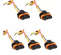 Car Ignition Coil Connector Plug Compatible With Volvo For XC70 For XC90 V60 V70 0221604001 Ignition Coil Connector Repair Wiring Harness Connector(5pc)