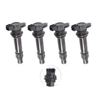 Car Ignition Coil Pack 4Pcs Set Ignition Coils/Fit for Yamaha FX 1100 VX 110 2004-2014 6B6-82310-00-00 6D3-82310-00-00 Waverunner Ignition Coil Automotive ignition coil