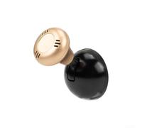 Car Ignition Push Start Button Lever Ball Sticker with Chrome Metal Construction and Integrated Fragrance Slot for Enhanced Vehicle Interior (Black)