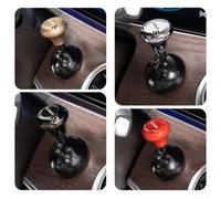 Car Ignition Push Start Button Lever Ball Sticker with Chrome Metal Construction and Integrated Fragrance Slot for Enhanced Vehicle Interior (Golden)