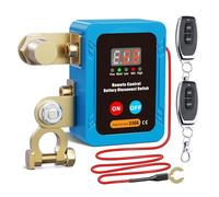 Car Ignition Starter Switches 12V 240A Car Remote Anti-Theft Battery Disconnect Kill Switch Cut Shut Off Power Energy Saving Protector Ignition Lock Starter Switch Barrel(With Digital Display)