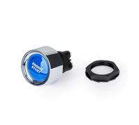 Car Ignition Switch Car Engine Start 50A Push Button Keyless Switch DC 12V/24V Racing Small Lgnition Starter On Off Switches(Blue)