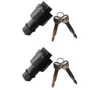 Car Ignition Switch Lock Barrel Starter Switch wit 2X 57590-23333-71 Ignition Switch With 4 Keys/Fit For Toyota Forklift 4P Ignition Switch Lock Cylinder Ignition Lock Starter Switch with Key Replace