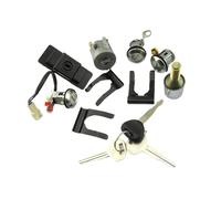 Car Ignition Switch Lock Barrel Starter Switch wit/Fit For Mitsubishi Montero Pajero 2 MK2 V32W 4G54 Car Ignition Glove Box Spare Tire Door Lock Cylinder Key MR259111 MB846679 Ignition Lock Starter S