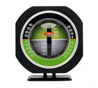 Car Inclinometer Level And Compass, With High Precisions Slope And Gradient Measurement, Built-in LED Light, Adjustable Dashboard Mount Fit For Most Vehicles, Black ABS Housing