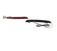 Car Indicator 1 Pair Reflector For Civic 2021 2022 2023 LED Rear Fog Lamp LED Bumper Brake Light Dynamic Turn Signal Indicator Car Indicator Light(Connect cable Red)