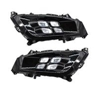 Car Indicator 1Pair Car DRL For Kia For Optima For K5 2010 2011 2012 2013 LED Daytime Running Lights Yellow Turn Signal Front Bumper Fog Lamp Assembly Car Indicator Light(White and Yellow)