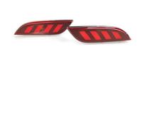 Car Indicator Car LED Rear Bumper Reflector Lights For Chevrolet For Spark 2010 2011 2012 2013 2014 2015 Dynamic Turn Signal Brake Light Car Indicator Light(Red Model B)