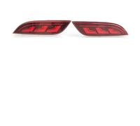 Car Indicator Car LED Rear Bumper Reflector Lights For Chevrolet For Spark 2010 2011 2012 2013 2014 2015 Dynamic Turn Signal Brake Light Car Indicator Light(Red Model A)