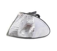 Car Indicator For BMW For E46 3 Series Sedan 1998-2001 No Bulbs White Lens Left Right Corner Lights Turn Signals Front Turn Signal Lamp Car Indicator Light(Left)