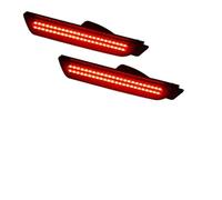 Car Indicator For Chevrolet For Camaro 2010 2011 2012 2013 2014 2015 Front For Rear LED Bumper Side Marker Turn Signal Lights Fender For Light Car Indicator Light(X-SmallFront White Smoked)