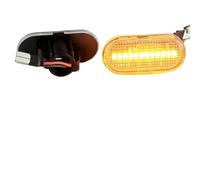 Car Indicator For Nissan Interstar For X70 Kubistar For X76 Primastar For X83 2PCS OEM Clear For Smoked Lens LED Dynamic Turn Signal Light Light Turn Signal Lamp(Clear Dynamic)