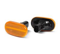 Car Indicator For SUZUKI For JIMNY For JB64W For JB74 For JB23 Lapin HE21S 1999-2019 2PCS Led Side Marker Turn Signal Indicator Repeater Light Light Turn Signal Lamp(Normal flashing,Orange lens)