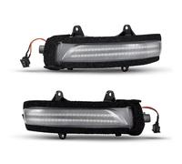 Car Indicator For Toyota For Landcruiser 200 2012 Landcruiser 150 For TRJ150 2PCS LED Normal Flash For Dynamic Side Mirror Indicator Turn Signal Light Vehicle Turn Light(Normal flash,Clear lens)