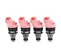 Car Injections for Nissan for Sentra for 200SX for NX for 1.6L for L4 for GA16DE Engine 4PCS Fuel Injector Nozzle 16600-57Y01 for 1991-1999