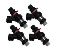 Car Injections for Subaru for Impreza for RX for 2.0L for EI 07-12 8008212 for Flow for Matche 16600-AA270 4 Piece Fuel Injectors FBYCG80 Black ABS+Metal