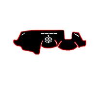 Car Inner Dashboard Cover For 6 Series E63 E64 630 640d 650i 2003 2004 2005 2006 2007 2008 2009 2010 Dash Mat Carpet Cushion Sunshade Carpet Pad(RHD Red With HUD)