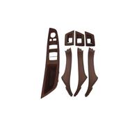 Car Inner Handle Door Panel Driver's Window Switch Frame Storage Box for 5 Series 2011-2017 F10 F11 520 528 535 Decorative(Rosso)