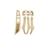 Car Inner Handle Door Panel Driver's Window Switch Frame Storage Box for 5 Series 2011-2017 F10 F11 520 528 535 Decorative(Beige)
