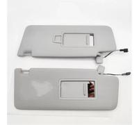 Car Inner part Auto Gray Inner Sunvisor Sun Visor Sun Shade With Mirror For VW For Tiguan L MK2 2017 2018 2019 2020(Gray a pair)