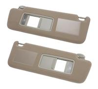 Car Inner part Sun Visor Driver Passenger Side Sunvisor For Toyota For Land For Cruiser J12 2002-2009 74310-6A020 Sunshield(A Pair of Beige)