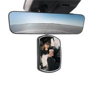 Car Inner Rear View Reversing Assist Kit Blind Spot Mirror Car Baby Mirrors 1pc Paste Type Adjustable Kid Safety Rear View Monitor Convex Lens