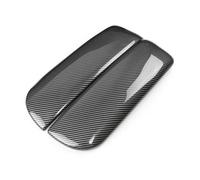 Car Inner Styling Stowing Tidying Armrest Box Cover Trim ABS Carbon Texture For X5 X6 F15 F16 2014-2019 Automotive modification accessory