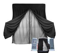 Car Insect Net for Ford Transit Van MK7 2006-2013, Magnetic Car Bug Screen Breathable Two-Layer Car Tailgate Shade with Zipper Closure for Camping Outdoor