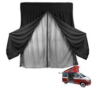 Car Insect Net Mosquito Nets for VW T5/T6, Car Side Door Sliding Door Insect Net, Two-Layer Mosquito Net Van with Magnetism for Bugs Insects for Outdoor Camping