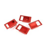 Car Inside Door Bowl Decoration Cover Replacement Parts For Land For Rover For Defender 90 110 130 2004-2019 Trim Accessories Interior Mouldings(RED,4 PCS)