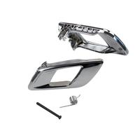Car Inside Door Handle Trim Grey and Black for Ford for Ranger T6 2012 2013 2014 2015 2016 2017 2018 2019 2020 2021 Interior Handle Trim Panel Handle Cover(Chrome Right)