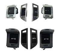 Car instrument panel For Mitsubishi For Pajero For Montero V87 V93 V95 V97 V98 Instrument Panel Board A/C Air Conditioner Air Vent Outlet air intake grille(Silver-C)