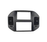 Car instrument panel For Mitsubishi V73 V77 For Pajero Wooden car navigation panel air conditioning vents Center console vents(Red-Brown-Panel)