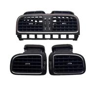 Car instrument panel For Polo 2011 2012 2013 6RD819728 6RD 819 728 Black Matte Central Dashboard Air Outlet Vent Center console vents(1Set)